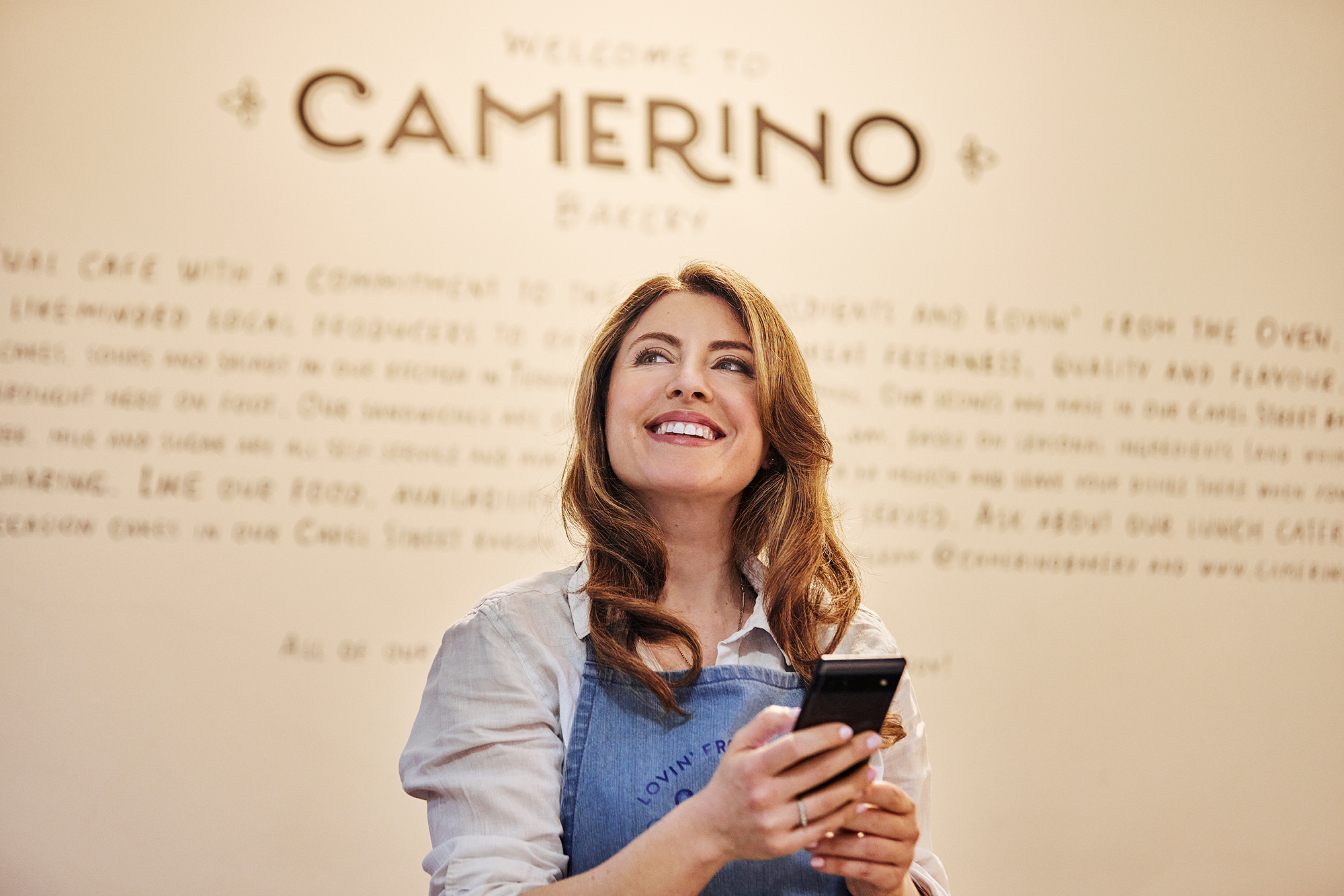 You're the Business brand ambassador Caryna Camerino.